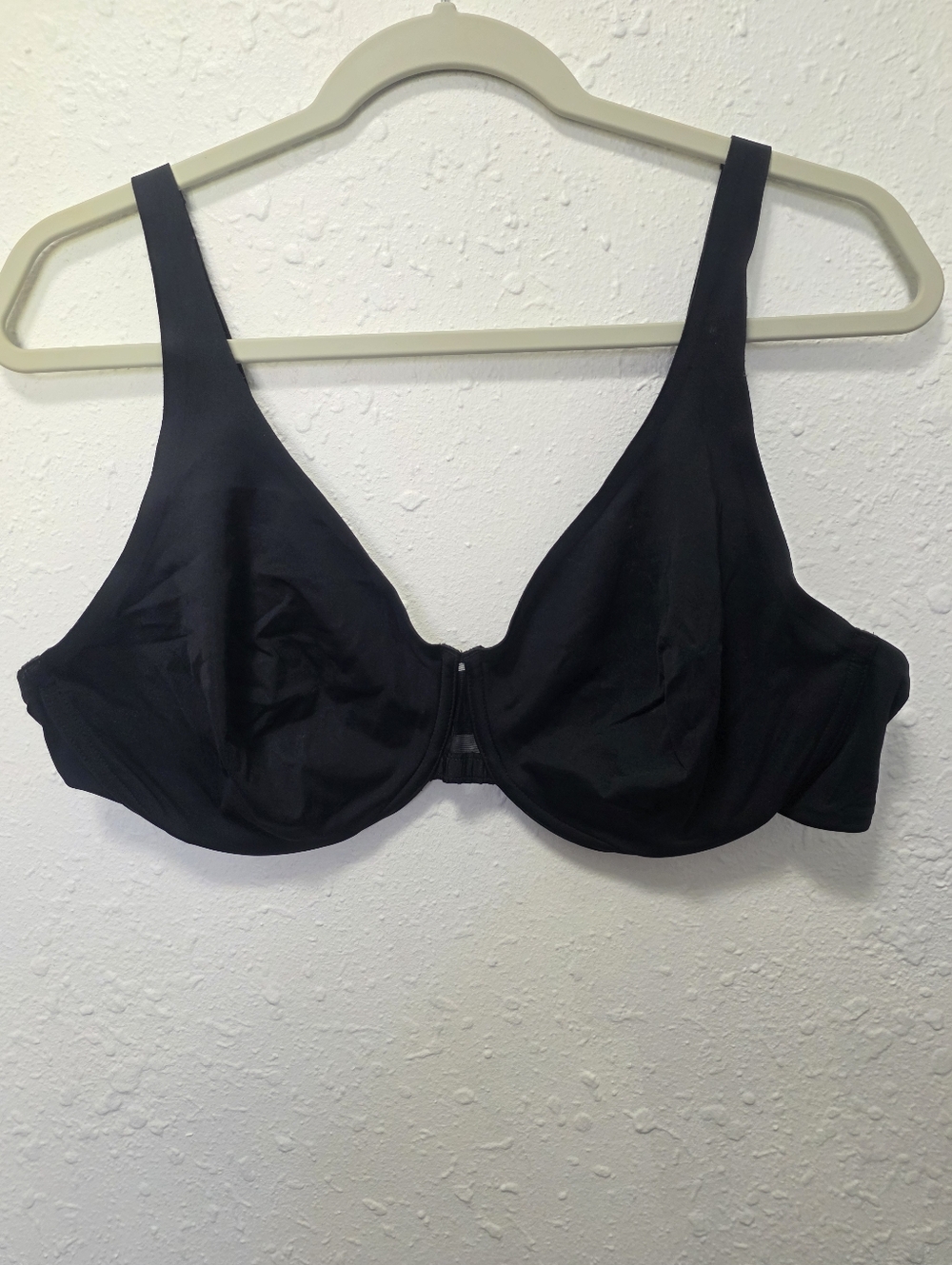 Black Full-Coverage Underwire Bra